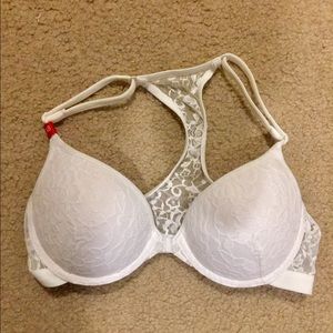 Lace Racerback Push-up Bra (34B)